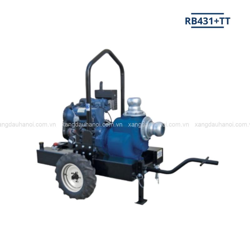 Bơm ly tâm tự mồi chạy động cơ đề nổ RB431+TT Bơm ly tâm tự mồi chạy động cơ đề nổ RB431+TT