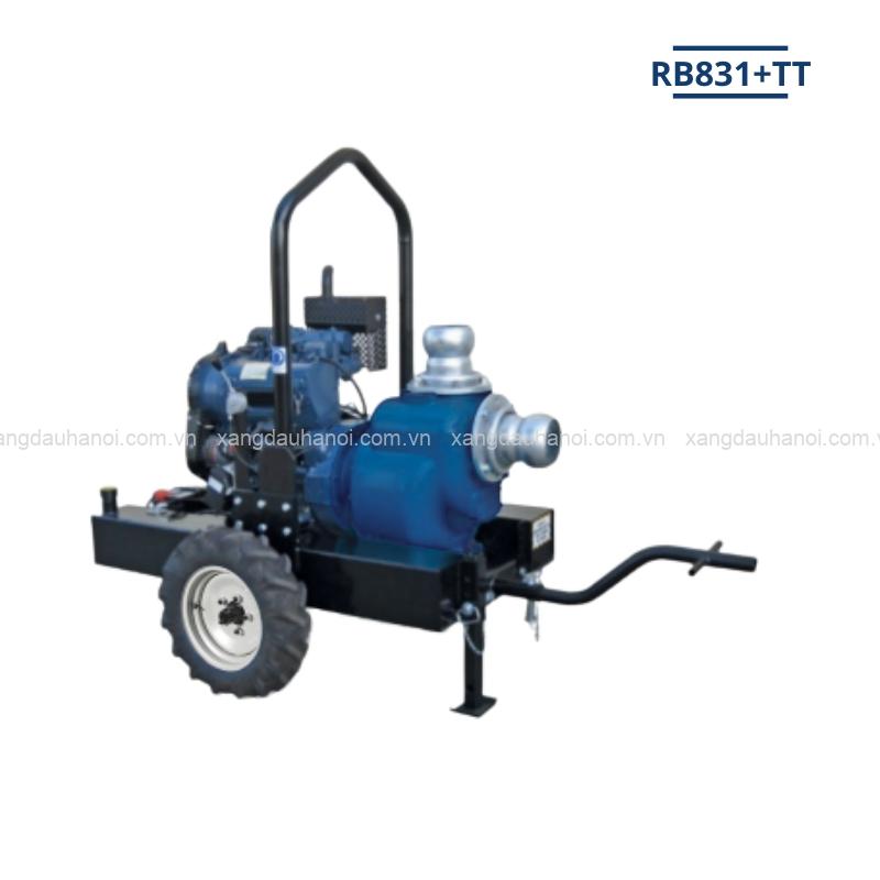 Bơm ly tâm tự mồi chạy động cơ đề nổ RB831+TT thuộc dòng Robusta RB, được thiết kế để phục vụ các công việc bơm nước tại công trường Bơm ly tâm tự mồi chạy động cơ đề nổ RB831+TT thuộc dòng Robusta RB, được thiết kế để phục vụ các công việc bơm nước tại công trường